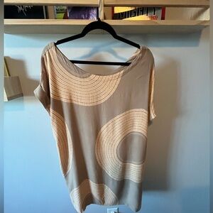 Manaola Beige and Cream Dress